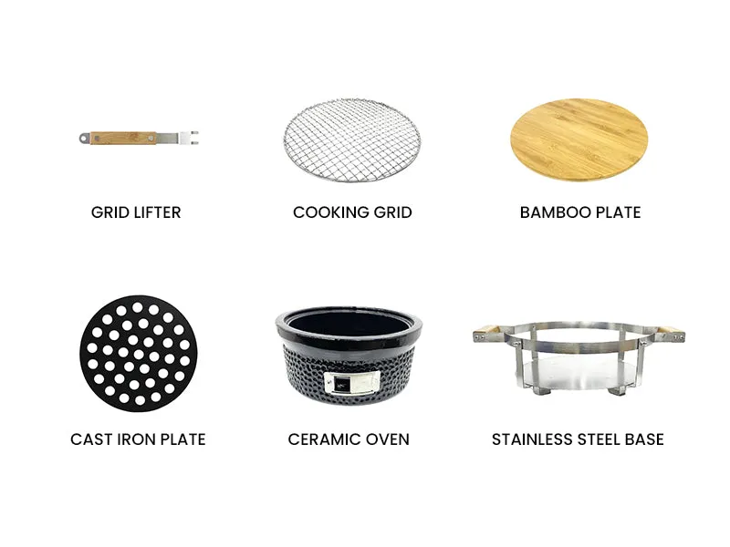 Hibachi Tabletop BBQ Grill- Round