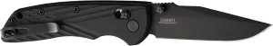 Hogue Deka ABLE Lock Folding Knife 3.25" CPM-MagnaCut Black Cerakote Clip Point Blade, Black Polymer Handles, AXIS/Crossbar Lock - 24376