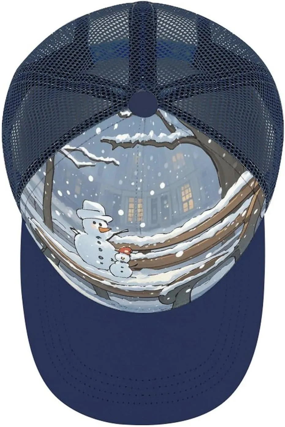 Hollow Baseball Cap Chair Snowman Baseball Hat Adjustable Hollow Hat Visor Hats for Women