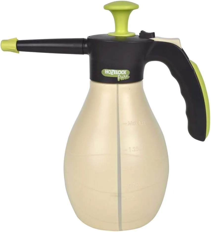 Hozelock - Sprayer Pure 2L : Spray Your Natural Recipes, Resistant to Alkaline Products, Filter for Liquid Manures/infusions, 360° Spray Function and Lockable Trigger [4200 0000]
