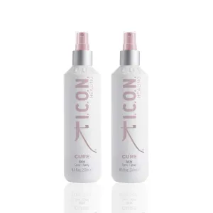 I.C.O.N. Cure Replenishing Spray, Salon-Quality Hair Care, 8.5-Ounce Bottle (Pack of 2)