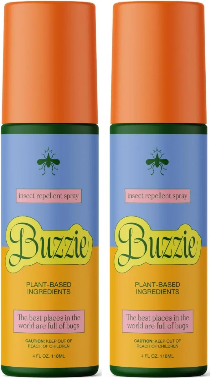 Insect Repellent Spray – 2 Pack (4 fl oz Each) – Family Friendly, DEET-Free, All Natural Mosquito Defense