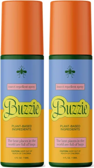 Insect Repellent Spray – 2 Pack (4 fl oz Each) – Family Friendly, DEET-Free, All Natural Mosquito Defense