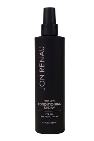 Jon Renau Fiber Love Conditioning Spray, Leave-in Hair Conditioner for Synthetic Wigs and Extensions (8.5 floz)