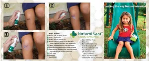 KeriCure's Natural Seal Invisible Liquid Bandage, 2 Pack, Soothe, Seal and Protect Small cuts, scrapes, rashes and More - NO Harsh Chemicals - Sting Free - Moisturizing Spray on Bandage