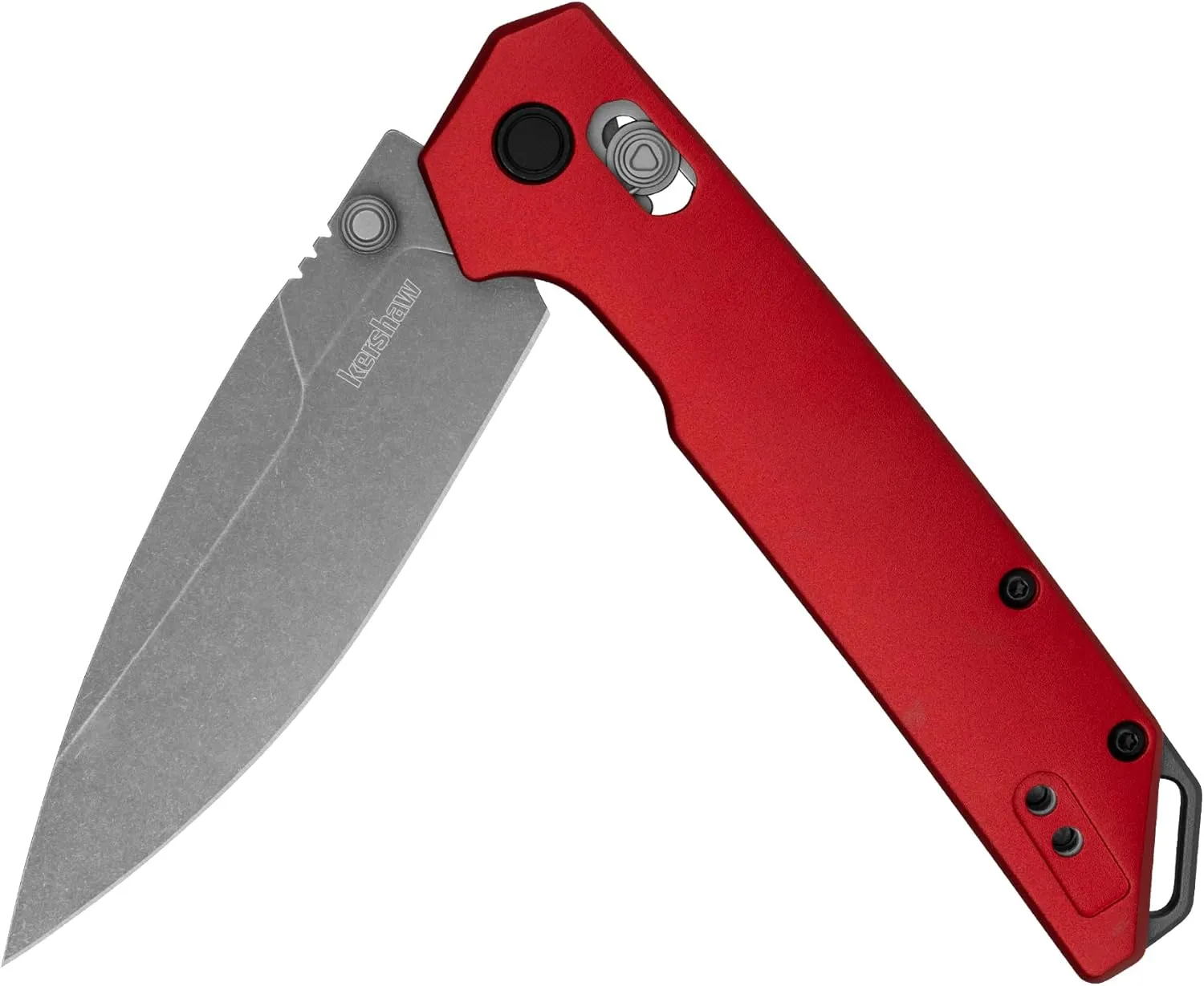 Kershaw Iridium Folding Pocket Knife, 3.4 inch D2 Steel Blade, DuraLock Locking Mechanism, Pocketclip