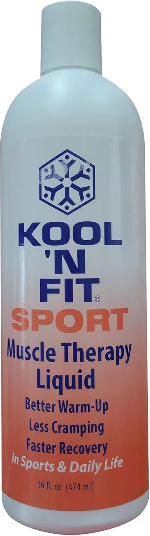 Kool N' Fit Sport Muscle Therapy Liquid Refill Bottle -16 Ounce