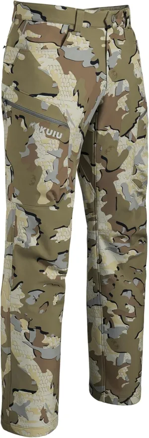 KUIU Guide Pro Pant - Wind-Resistant, Articulated Fit, Durable Soft-Shell for Cold Weather Mountain Hunting