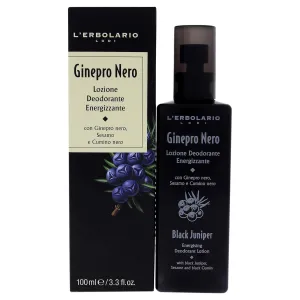 L'Erbolario Black Juniper Citrus Body Deodorant Spray, 3.3 Oz