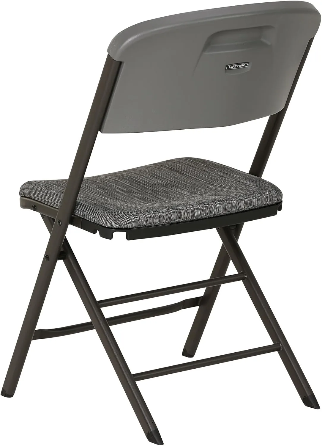 Lifetime Commercial Grade Padded Folding Chairs, 4 Pack, Urban Gray