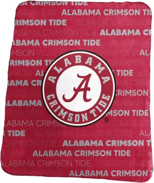 Logo Brands NCAA Classic Fleece Throw Blanket -50” x 60” Ultra-Soft Game Day Blanket with Bold Team Colors & Logo – Cozy College Team Bedding for Fans & Alumni