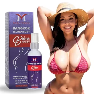 MACARIA Bobae Brazilian Natural Breast Spray Oil Plumping Breast Cream Lifting Sagging Firming Massage Breast Cream