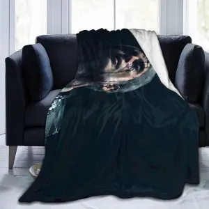 Mads Mikkelsen Blanket Flannel Fleece Printed Throw Blankets Ultra Soft Micro Warm Blanket for All Season Bedding Chair Sofa Couch Bed 50"x40"