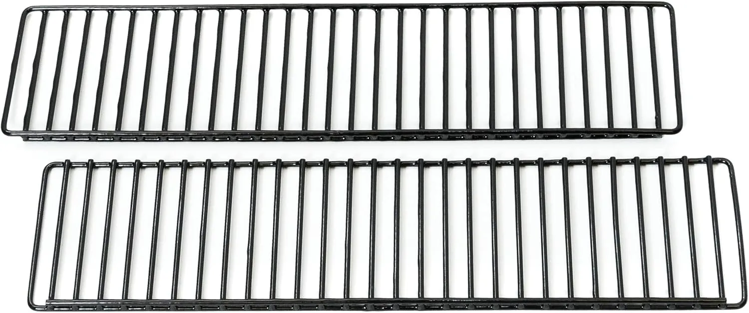 Masterbuilt® Gravity Series 560 Digital Charcoal Grill and Smoker Non-Stick Porcelain-Coated Warming Rack Accessory Insert 2-Pack in Black, Model MB20091420