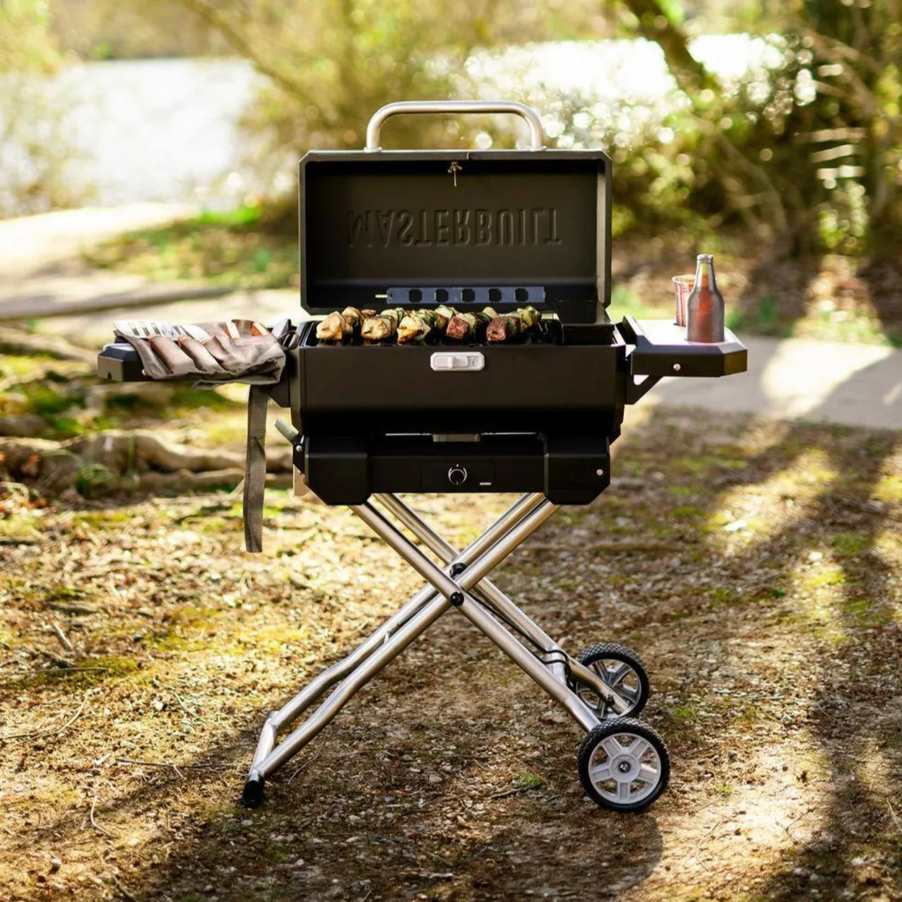 Masterbuilt Portable Charcoal Grill   Smoker - MB20040722