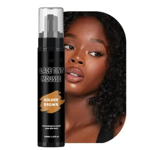 Melt Lace Spray - Lace Tint Mousse - Melting Spray 100ml Quick Drying Melt Spray for Lace Wigs, Wig Tint Lace Spray for Lace Front Wig, Hair Wigs