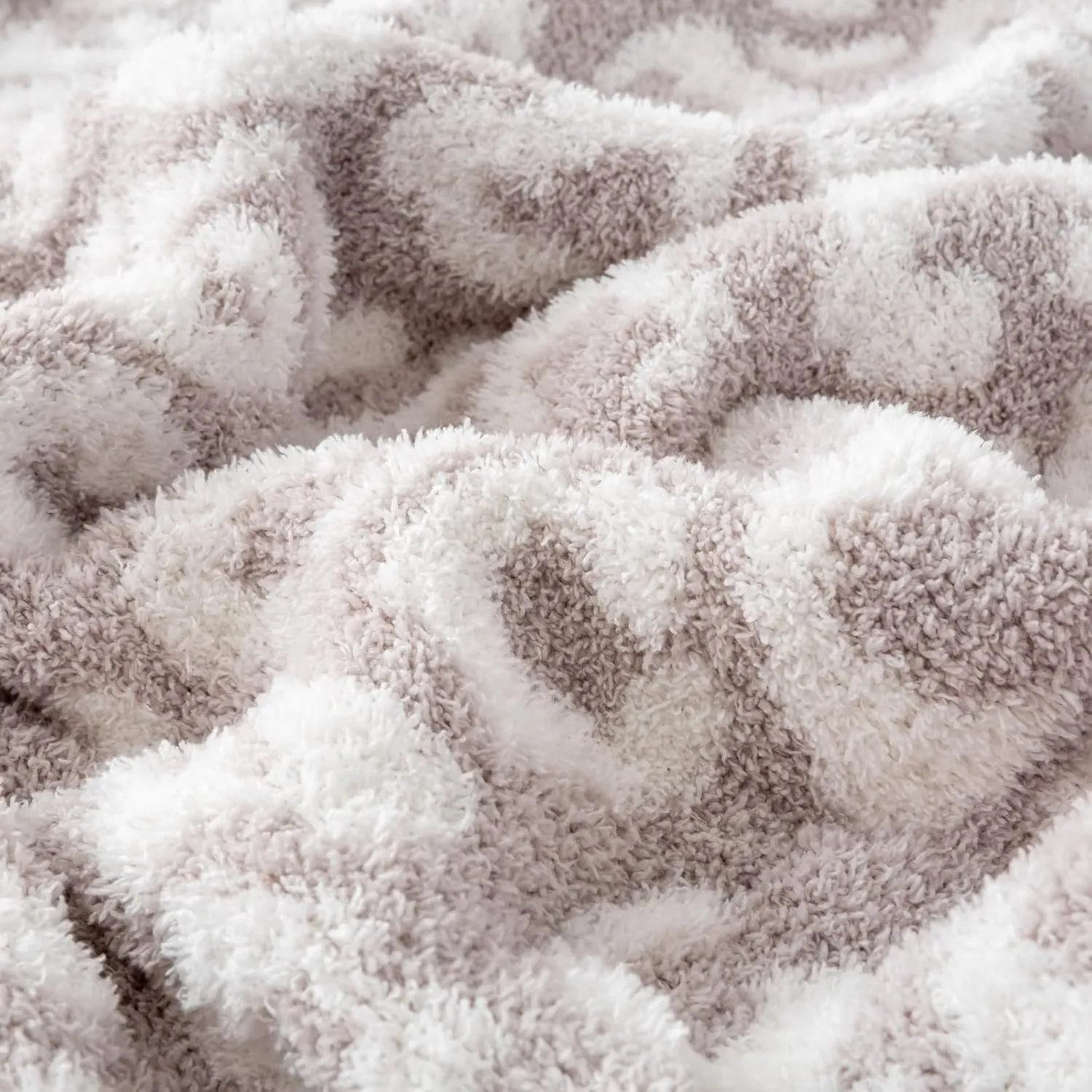 Mokoya Super Soft Blanket Leopard Print 50"x70", Lightweight Fluffy Throw Blanket for Couch, Cozy Blanket, Gifts for Women, Mom, Girls, Grey