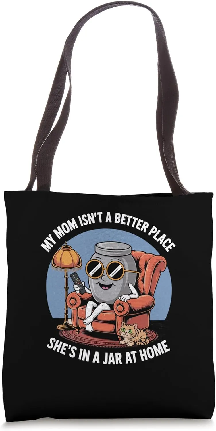 Mom Is In Better Place Angel Wings Tote Bag