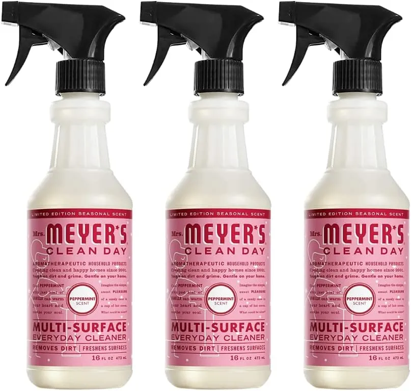 MRS. MEYER'S CLEAN DAY Multi-Surface Cleaner Peppermint, 16 Fl Oz. (Pack of 3)