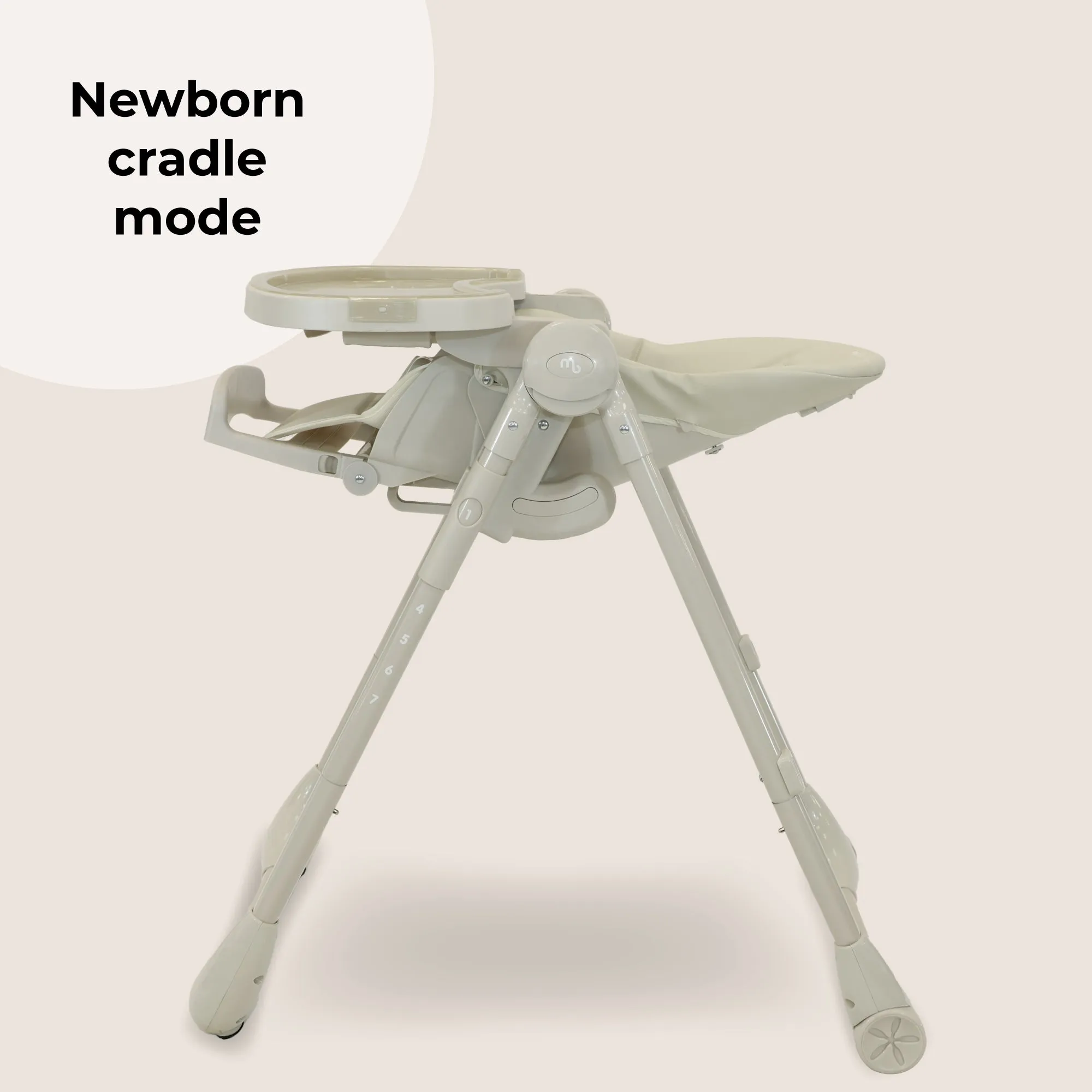 My Babiie MBHC9 Luxe Highchair - Oatmeal
