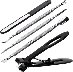 Nail Clippers for Thick Nails and Tough Nails, Oversized Heavy Duty Wide Jaw Ultra Sharp Blade Fingernail Toenail Clippers for Thick Nails and Tough Toenails, for Women, Men and Adults.