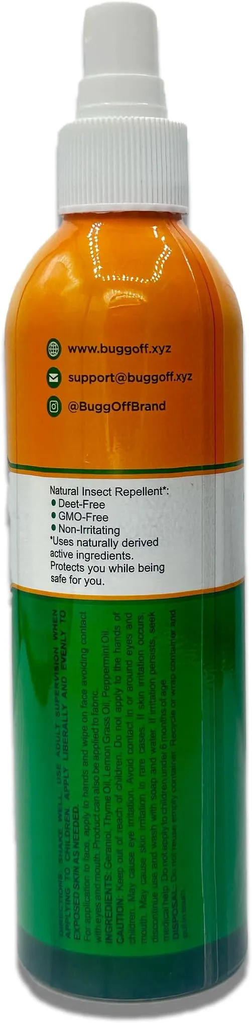 Natrual Mosquito, Gnats & Tick Spray Repellent, 8.5 FL OZ (250ml) Deet Free, Made with Essential Oils, Lasts up to 4 Hours Original (3 Pack)