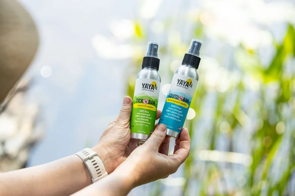 Natural Bug Repellents 4 oz Bundle (Tick Ban   Squito Ban)