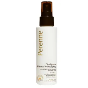 New Glow Booster Makeup Setting Spray with Hyaluronic acid, Aloe vera and Niacinamide| Natural Dewy Finish| Hydrating| Long Lasting Makeup Fixer|Alcohol Free| Paraben Free (100 ml)