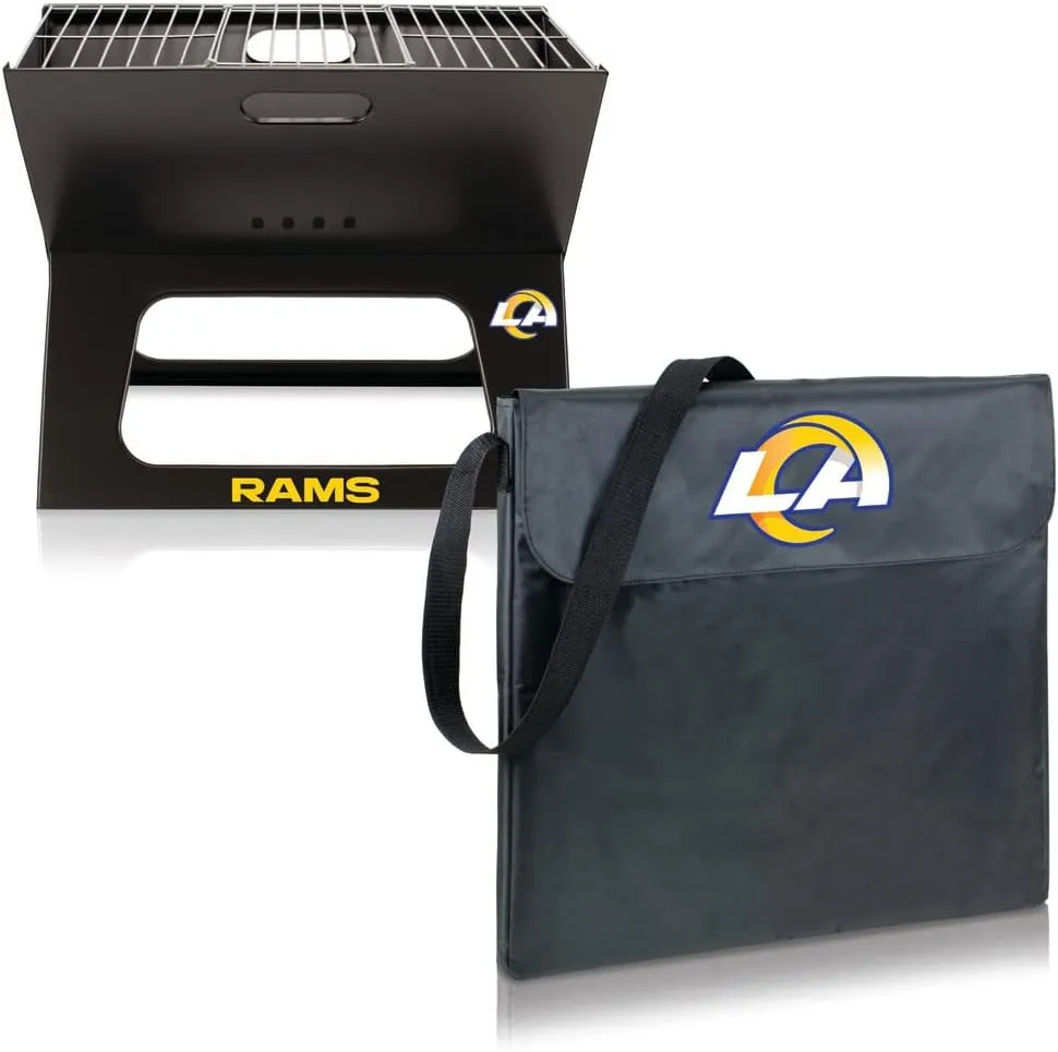 NFL X-Grill Portable Camping Tailgating Charcoal Grill