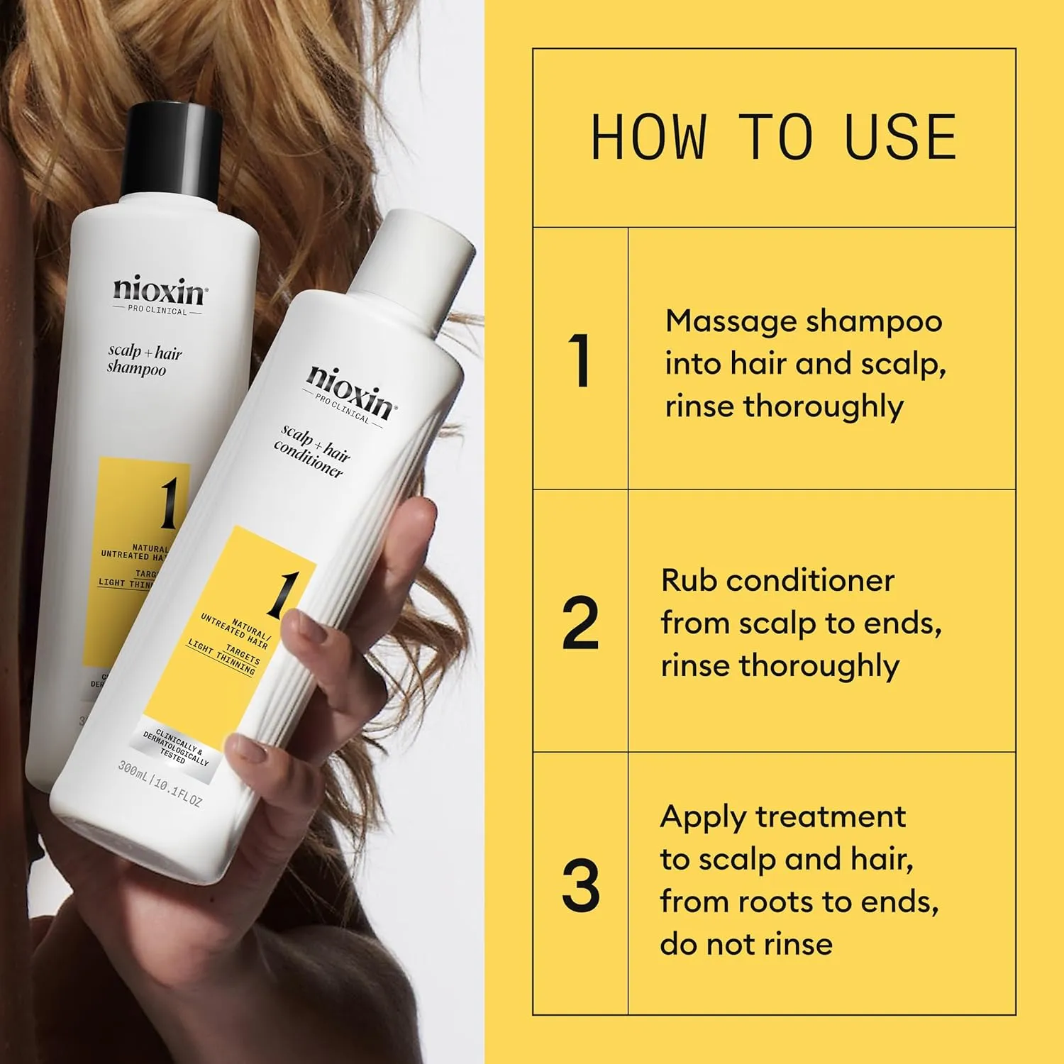 Nioxin Thickening Spray, For Natural Hair with Light Thinning, Full Size (3 Month Supply)
