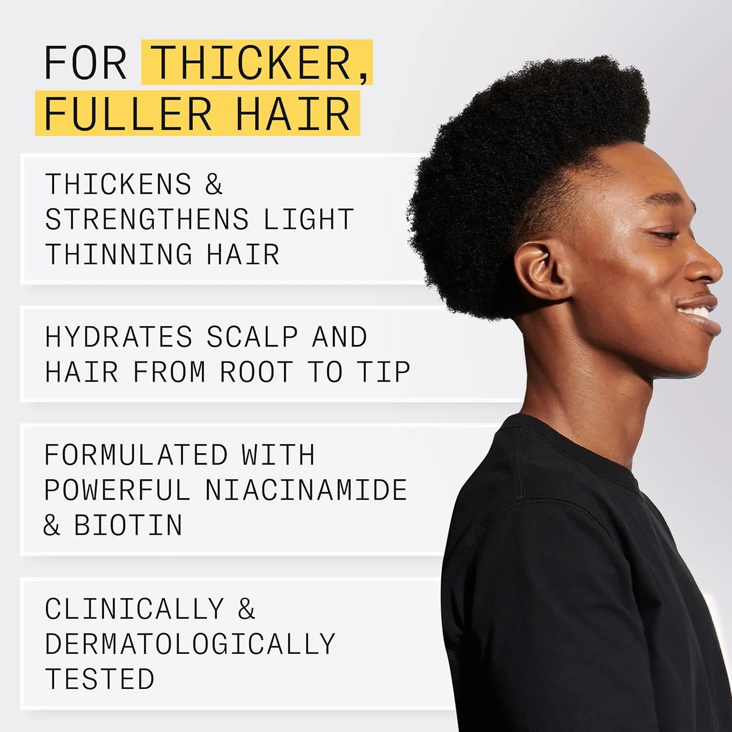 Nioxin Thickening Spray, For Natural Hair with Light Thinning, Full Size (3 Month Supply)