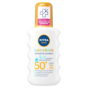 Nivea Kids Protect And Sensitive Sun Spray With Spf 50  Very High - 200 Ml