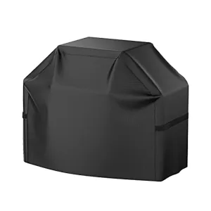 OAKIY Grill Cover, 58 inch BBQ Gas Grill Cover Waterproof Weather Resistant, UV and Fade Resistant, UV Resistant Materia for Weber Char-Broil Nexgrill Grills and More