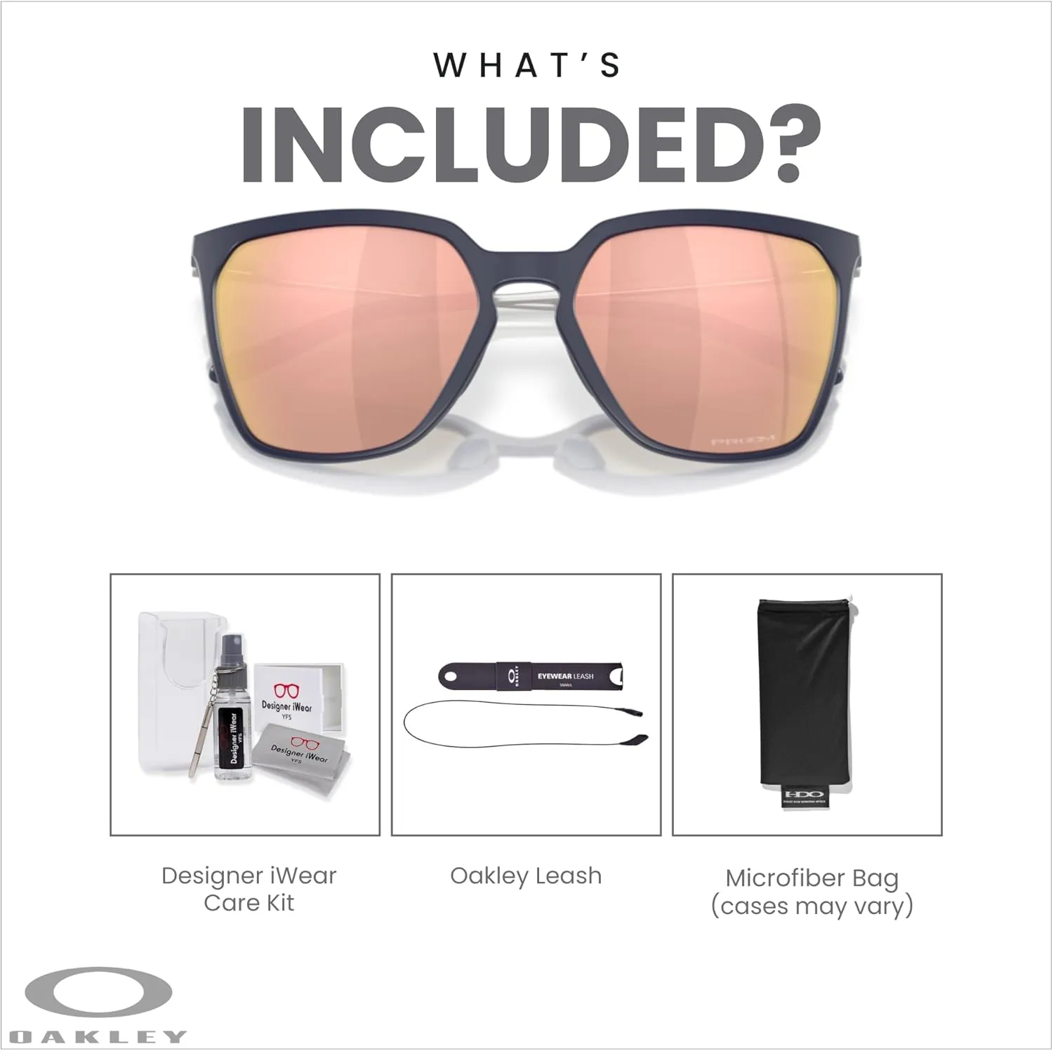 Oakley Sielo SQ OO9480 Rectangle Sunglasses for Women   BUNDLE Accessory Leash   Designer iWear Kit