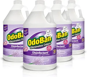 OdoBan Disinfectant Concentrate and Odor Eliminator, 4 Gallons, Lavender Scent