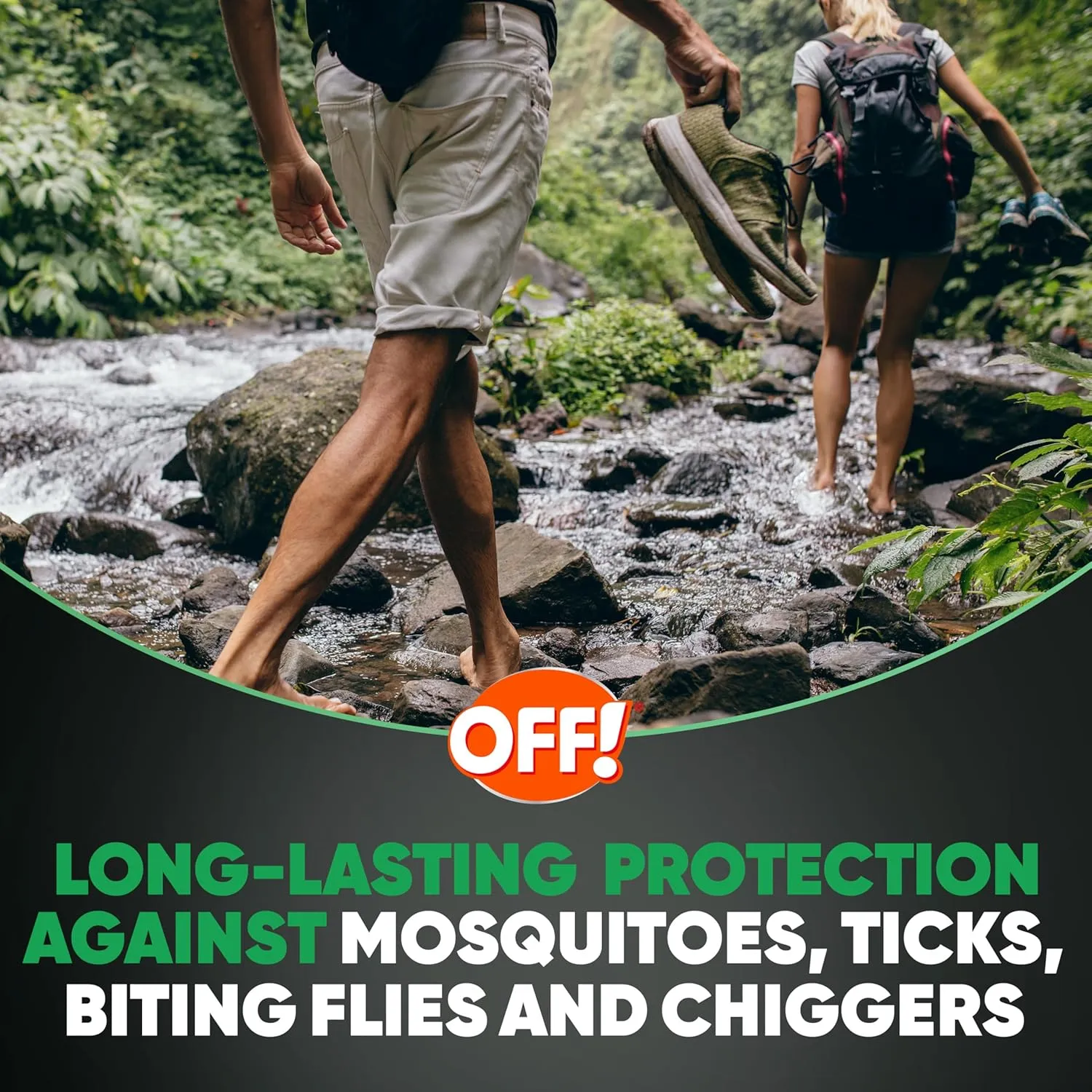 OFF! Deep Woods Sportsmen Insect Repellent Aerosol, Bug Spray Containing 30% Deet, Protects Against Mosquitoes, 6 Oz, 4 Count