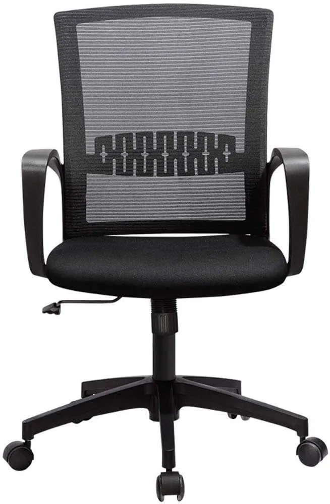 Office Chair-Ergonomic Office Chair Breathable Mesh Eco-Friendly Native Sponge Cushion Silent Chair Wheel for Office Workers