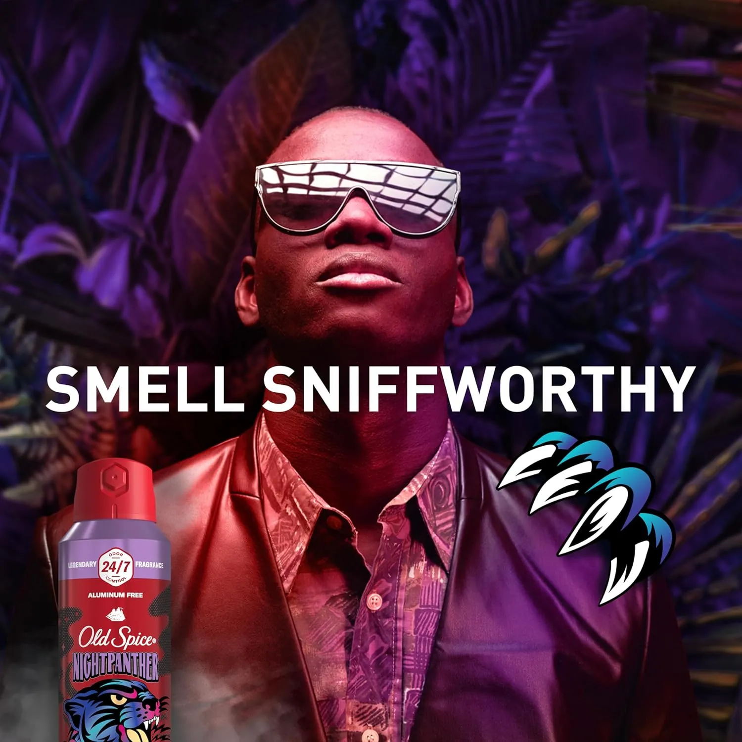 Old Spice Aluminum Free Body Spray for Men, 24/7 Odor Protection, 24/7 Lasting Fragnance & Freshness, Cologne Quality Scent, Nightpanther with Rich Warm Scent, 5.1 oz (Pack of 3)