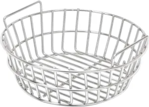 only fire #8567 Charcoal Ash Basket Stainless Steel Charcoal Holder with Handles, Fits Kamado Joe-Joe Junior Grill