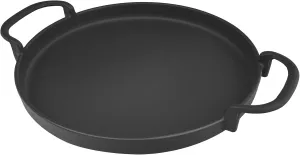 only fire Replaced Gourmet BBQ System Cast Iron Griddle with Handles, Fits for Weber 22-1/2 inch Charcoal Kettle Grills
