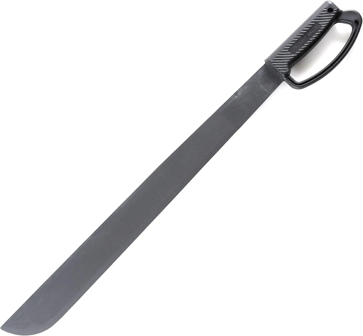 Ontario Knife Company 8519 Heavy Duty Knife with "D" Black Handle - Retail Package, 22"