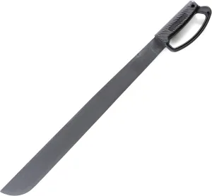 Ontario Knife Company 8519 Heavy Duty Knife with "D" Black Handle - Retail Package, 22"