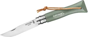 Opinel No.6 Colorama - Stainless Steel Everyday Carry Folding Pocket Knife with Safety Ring