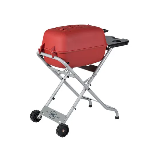 Original PK Grill Red TX Cart
