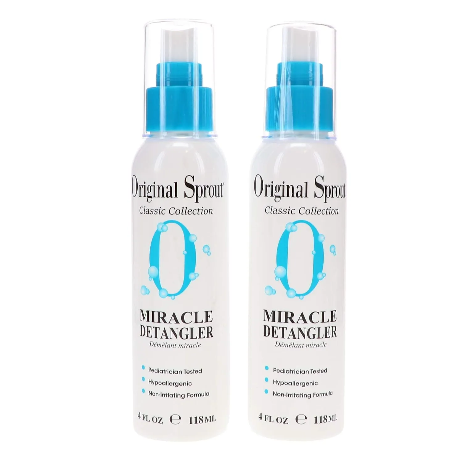 Original Sprout Miracle Detangler. All Natural Hair Moisturizer and Leave-In Conditioner Spray, 4 Ounces. 2 Pack. (Packaging May Vary)