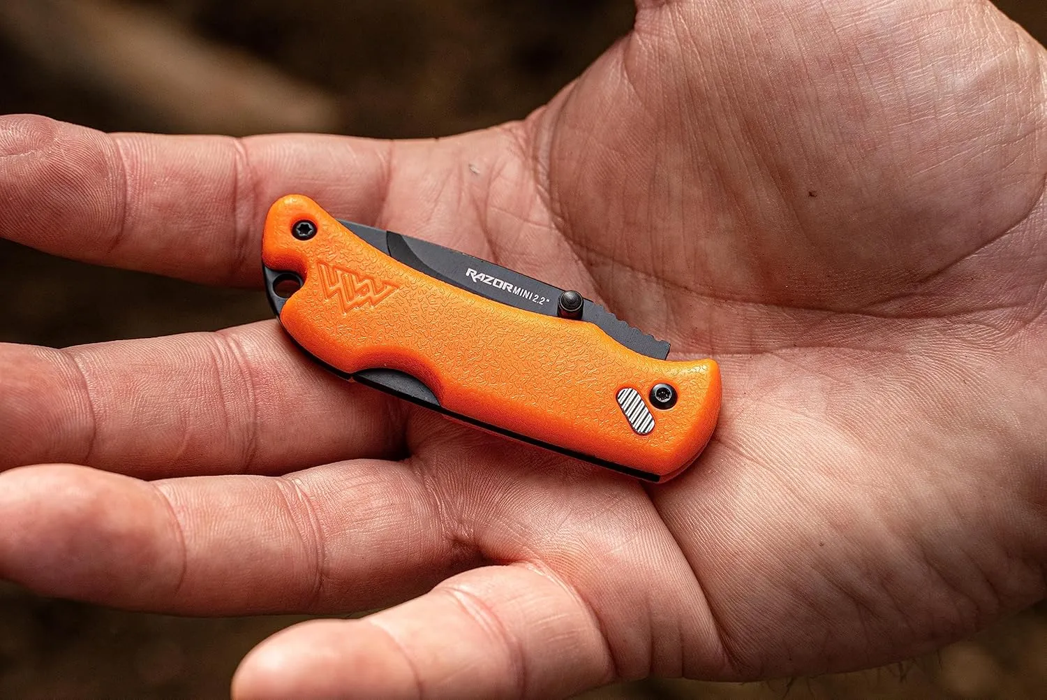 Outdoor Edge Razor Mini Folding Pocket Knife - Compact 2.2" EDC with RazorSafe Replaceable Blades - Perfect Small Everyday Carry - Includes 2 Replaceable Drop Point Blades - Great Gift for Women