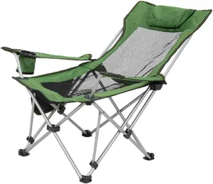 Outdoor Folding Camping Chairs, Beach Chairs, Garden Chairs, Side Mesh Bags, Cup Holders, Armrests, Mesh Yarn Models, Storage Bags, Foldable, Can Carry, Outing