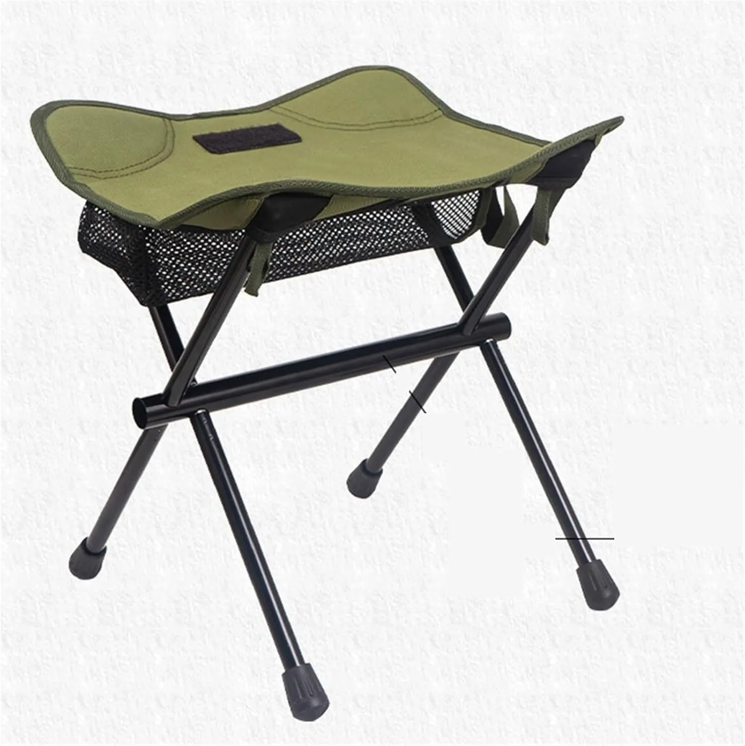 Outdoor Folding Camping Stools Portable Moon Chair Ultralight Aluminum Alloy Camping Beach Chair Maza Fishing Stool (Size : ArmyGreen)