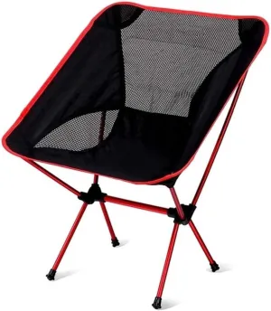 Outdoor Folding Chair Camping Chair Outdoor Fishing Stool Portable Camping Chairs Garden Leisure Moon Chair for Hiking Park Beach BBQ Folding Chairs