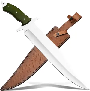 PAL 2000 KNIVES Custom Handmade D2 Steel Hunting Bowie Blade High Polish Tactical Knife 3166